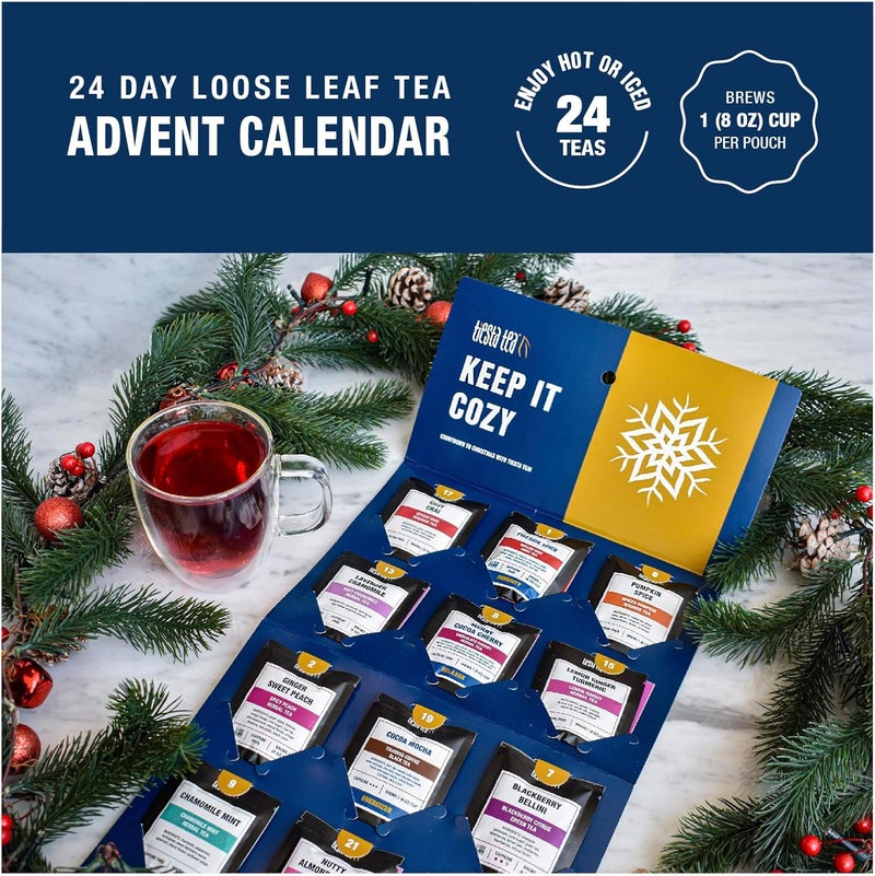 Tiesta Tea Advent Calendar 2024 - 24 Loose Leaf Blends - Image 2